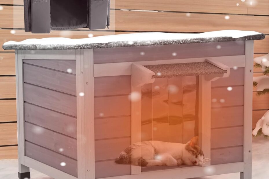 Cozy Winter Haven: Review of the Outdoor Heated Cat House for Your Feline Friends