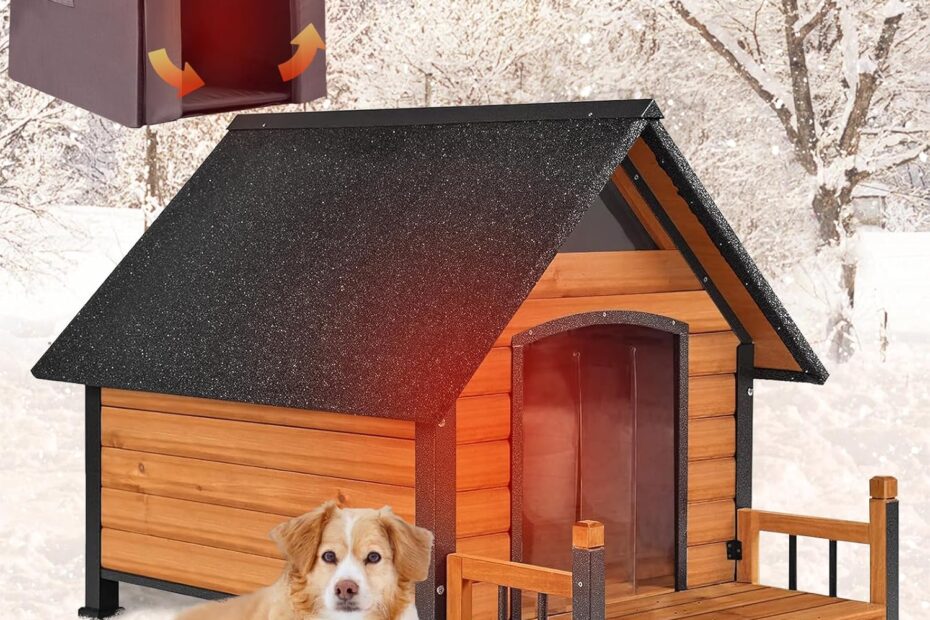 Cozy Winter Retreat: Review of the 100% Insulated Heated Dog House