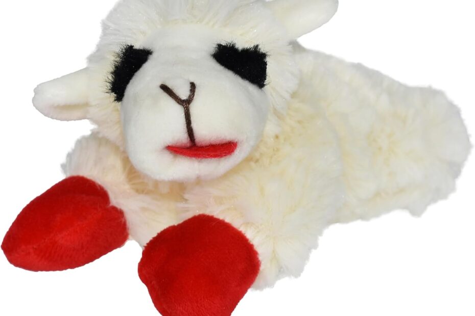 Cuddle and Play: The Adorable Multipet Lamb Chop Plush Toy for Dogs!