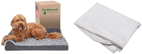 Discover Comfort: A Review of the Furhaven Large L-Chaise Dog Bed in Stone Gray