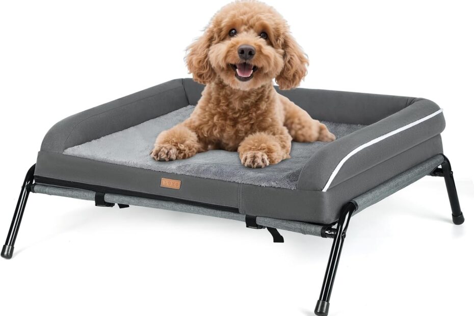 Discover Comfort: Lekereise 2-in-1 Elevated Outdoor Dog Bed & Indoor Sofa