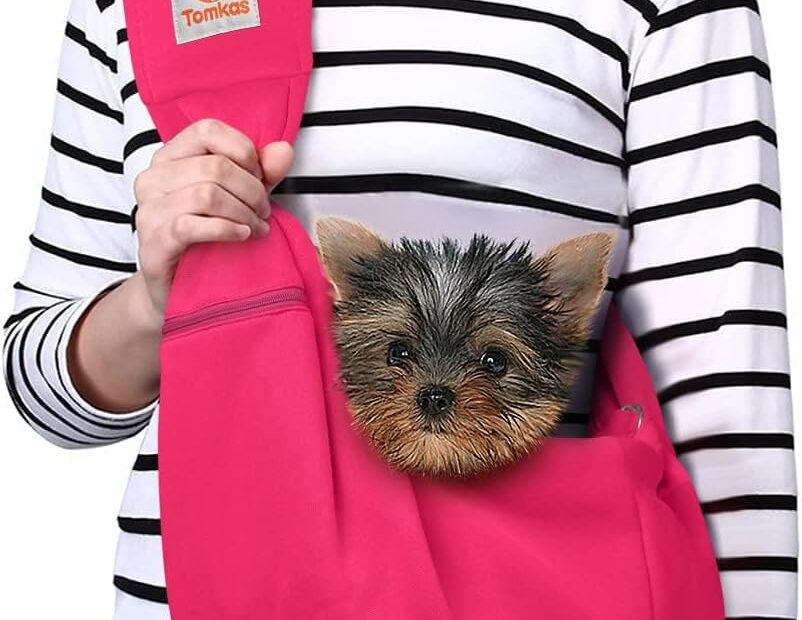 Discover Comfort on the Go: Review of the TOMKAS Dog Sling Carrier for Small Dogs