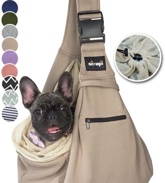 Discover the Comfort of the NATUYA Pet Dog Sling Carrier: A Hands-Free Solution for Pet Lovers