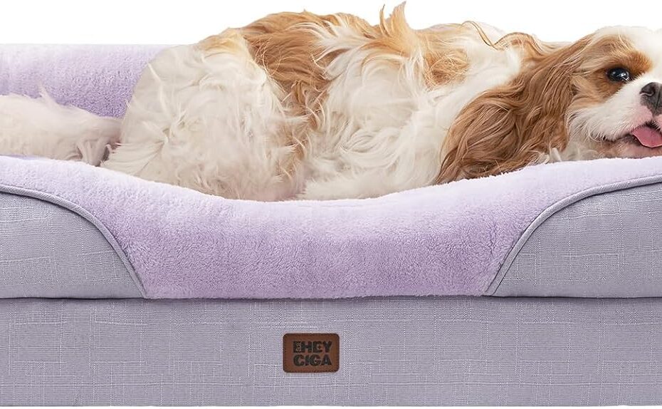 EHEYCIGA Memory Foam Dog Bed: The Ultimate Comfort for Your Large Pup!