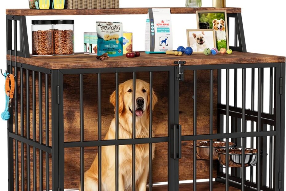 Elevate Your Home: Review of the LitaiL 40” Heavy Duty Dog Crate Furniture