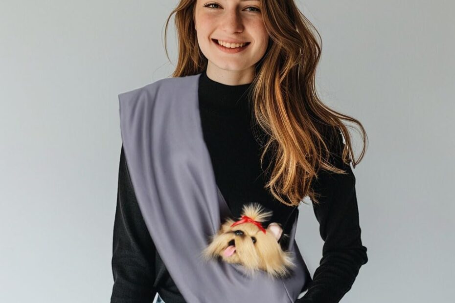 Elevate Your Walks: Hug Your Pup with the Cozy Dog Sling Carrier