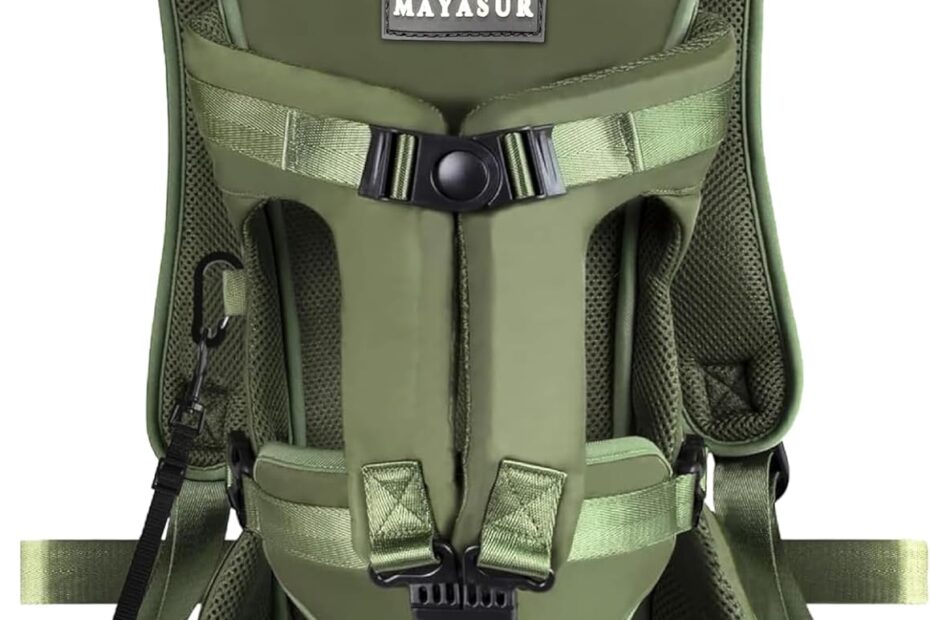 Explore the Outdoors: MAYASUR Adjustable Dog Carrier for Adventurous Pups!