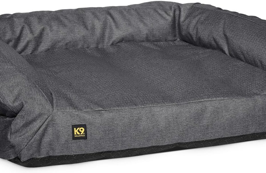 K9 Ballistics Tough Bolster Dog Bed: Durability Meets Comfort for Your Furry Friend!