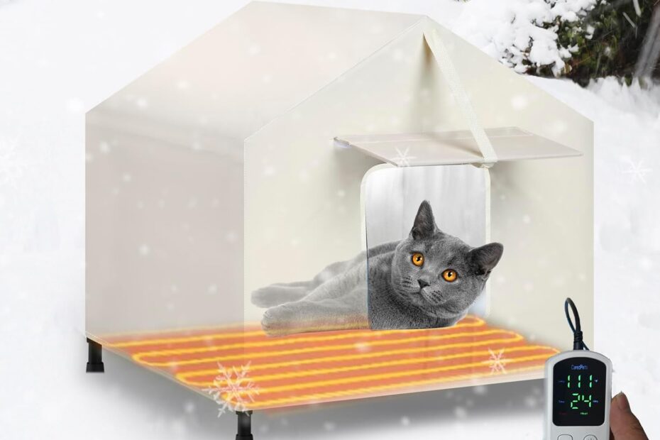 Keep Your Furry Friends Cozy: The Best Insulated Heated Cat House for Winter!