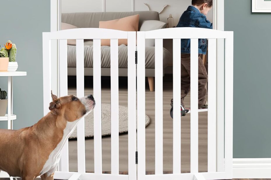 Keep Your Pup Safe: ZJSF Foldable Indoor Dog Gate Review