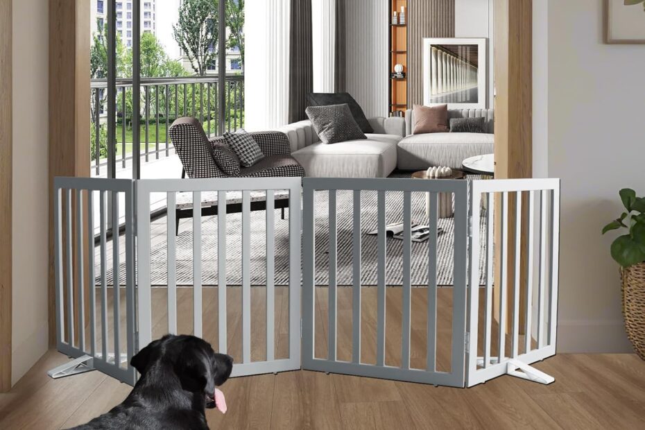 Keep Your Pup Safe: ZJSF Freestanding Indoor Dog Gate Review