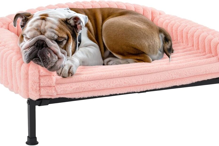 “Pamper Your Pup: A Review of the Veehoo Elevated Dog Bed with Bolster Cushion”