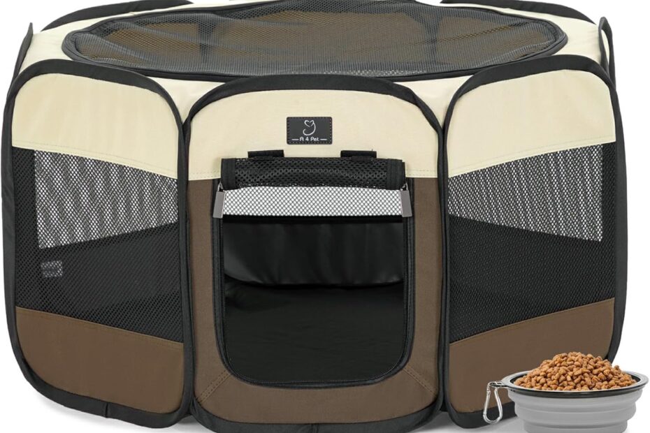 Pet Paradise: The Ultimate 4-Pet Portable Playpen Review!