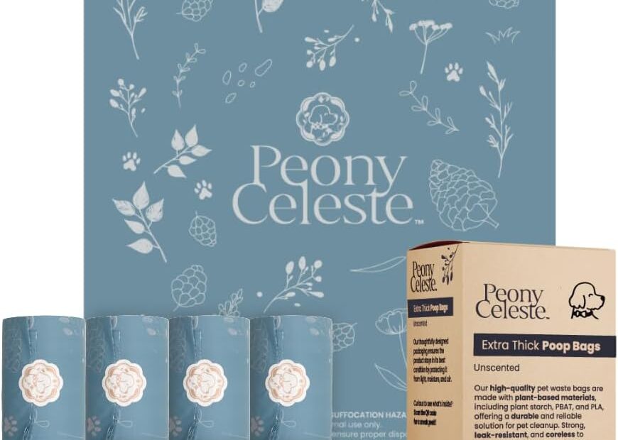 Pet Waste Made Easy: Review of Peony Celeste Extra Thick Poop Bags