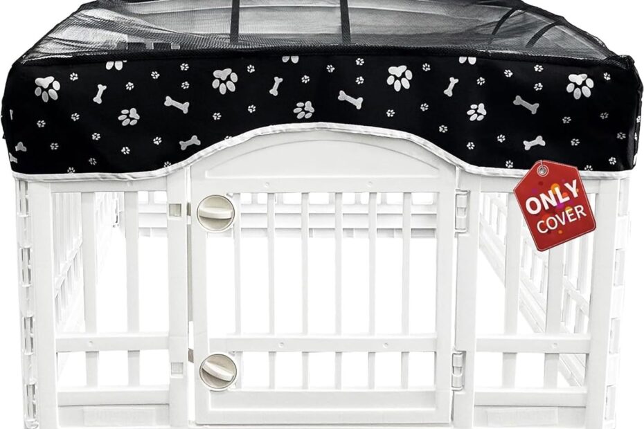 Secure Your Pup: Review of the PJYuCien Dog Playpen Mesh Top Cover