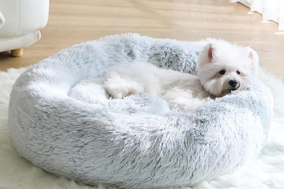 Snuggle Up: The Ultimate Review of the Calming Donut Dog Bed!