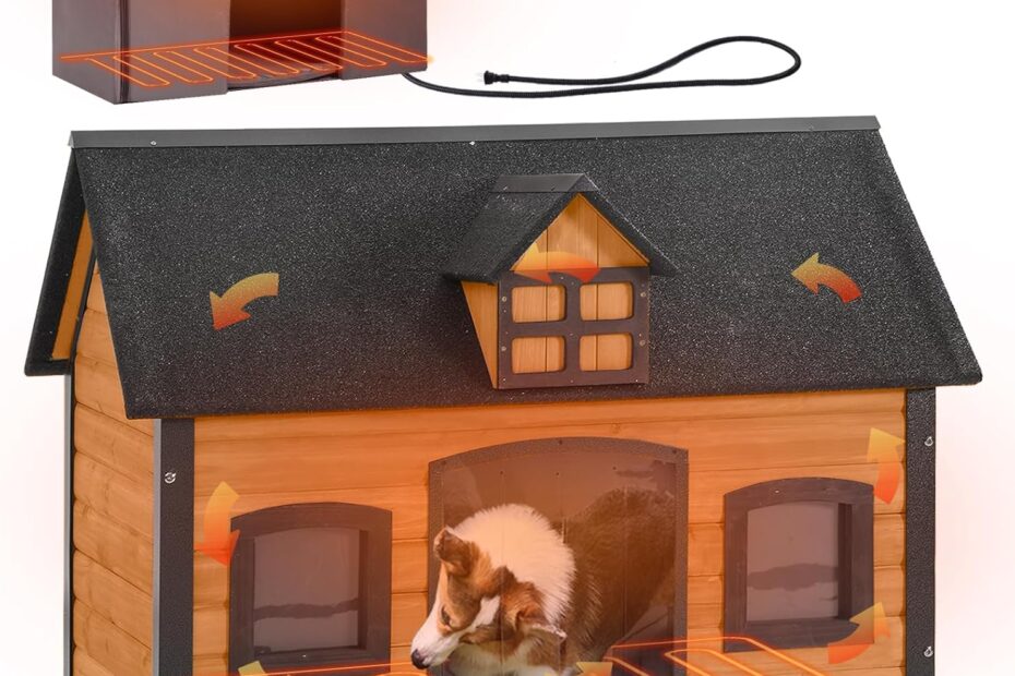 Stay Cozy: GUTINNEEN Heated Dog House Review for Ultimate Winter Comfort