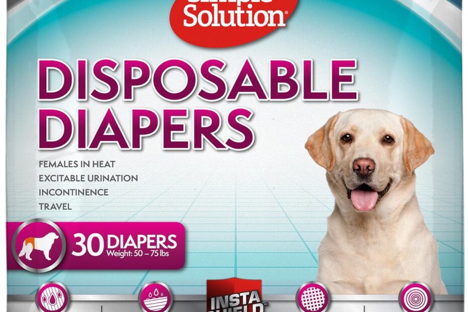 Stay Mess-Free: A Review of Simple Solution Disposable Dog Diapers for Girls