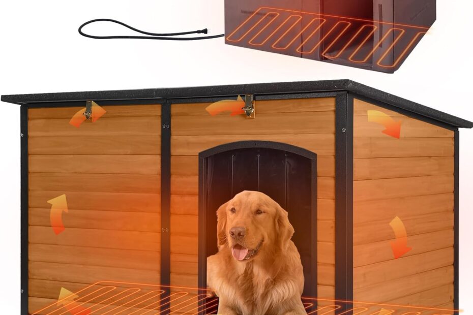 Stay Warm This Winter: GUTINNEEN 59" Extra Large Heated Dog House Review