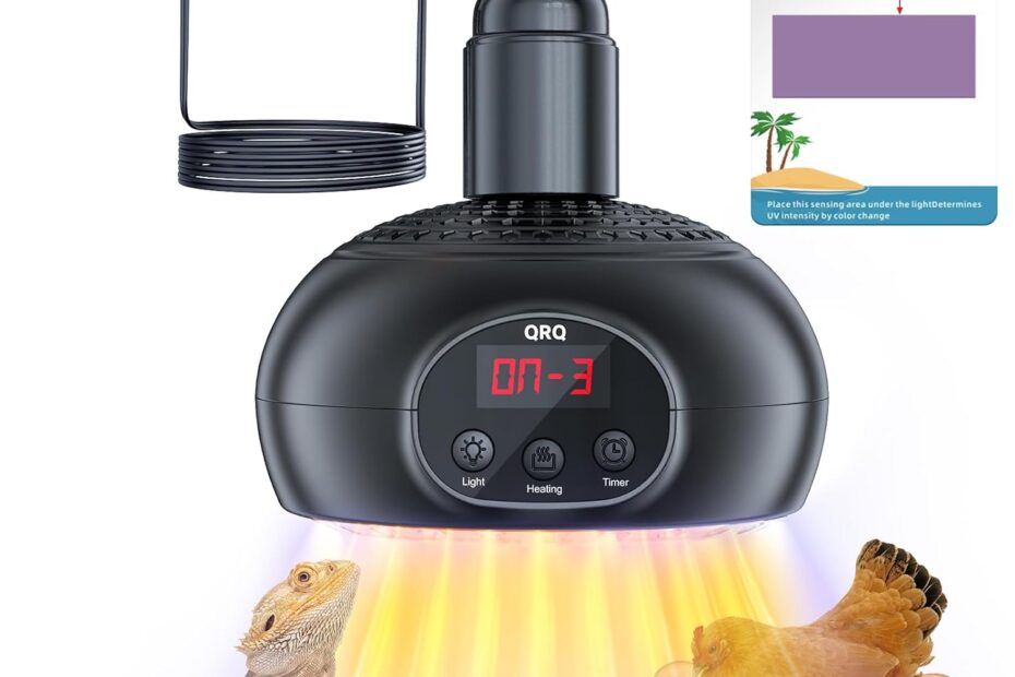 Stay Warm This Winter: Review of the QRQ Chicken Coop Heater & Reptile Heat Lamp