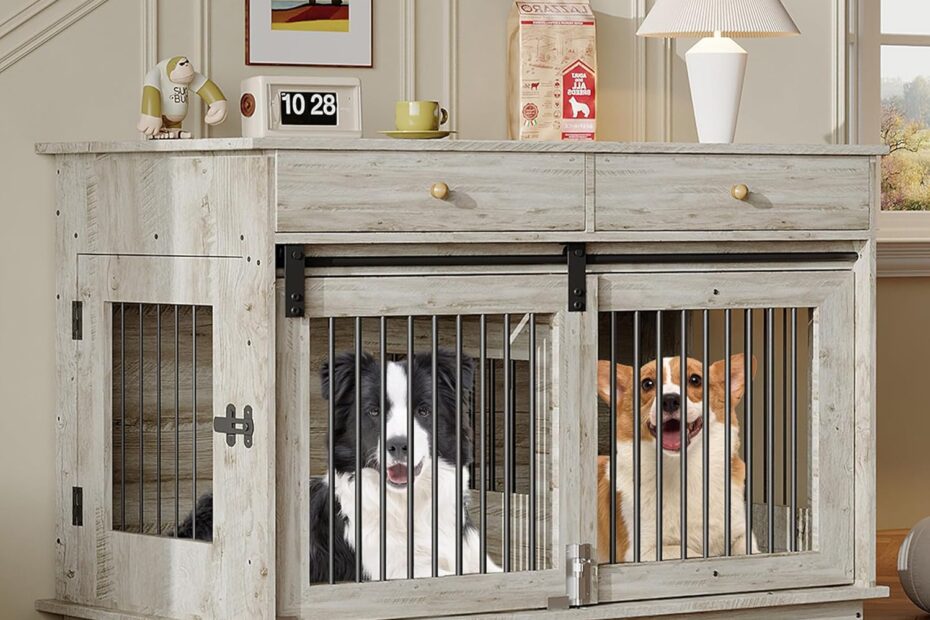 Stylish Comfort: Review of the 47-Inch Large Dog Furniture Crate for All Breeds
