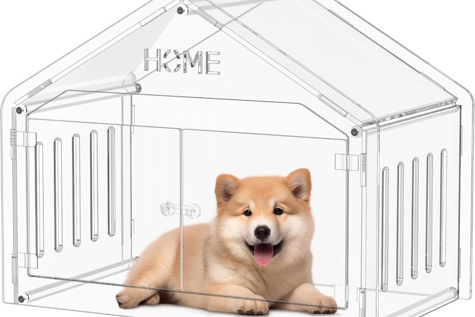 Stylish Comfort: Review of the Clear Acrylic Dog House for Small Pets