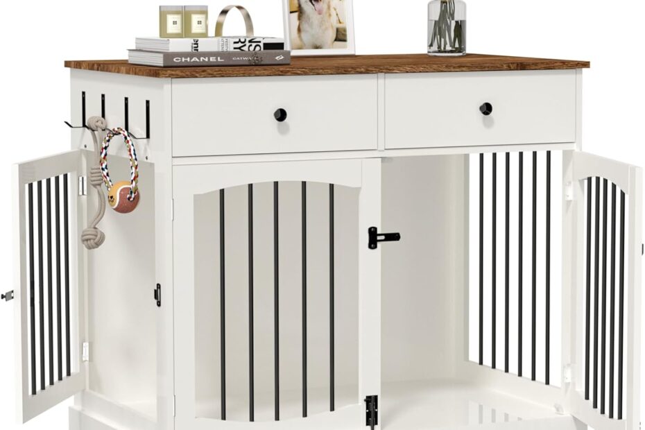 Stylish Comfort: The BREEZEHEAT 40" Farmhouse Dog Crate Review