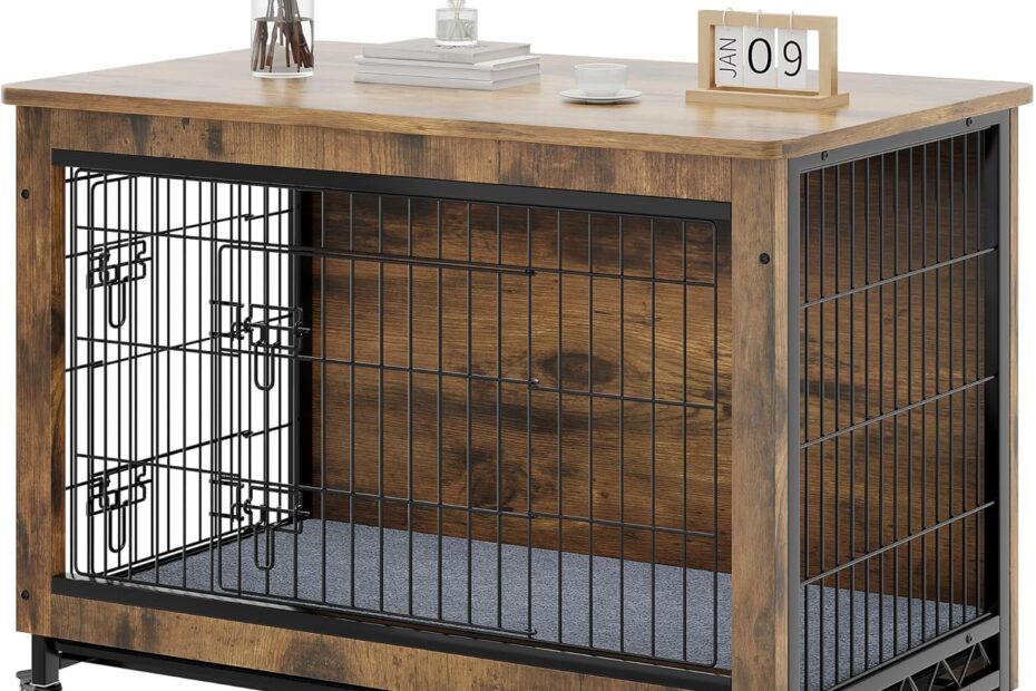 Stylish Comfort: YITAHOME Wooden Dog Kennel Furniture Review