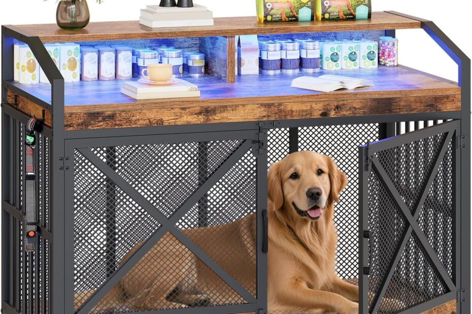 Stylish & Functional: Review of the HOOBRO 43.3" Dog Crate Furniture for XL Dogs