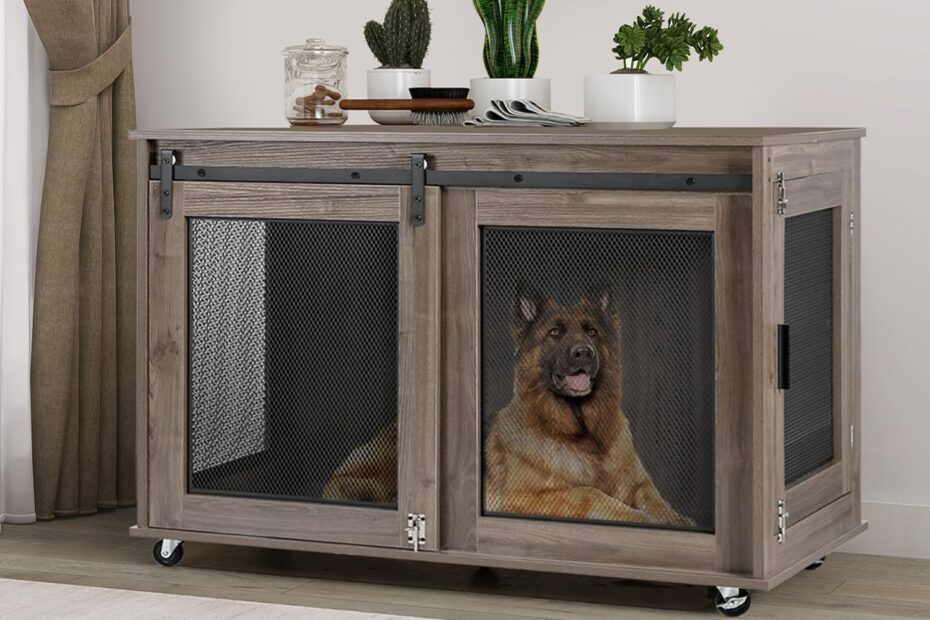 Stylish & Functional: The LINLUX 47 Inch XL Dog Crate Review