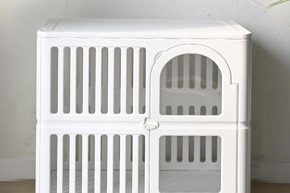 Stylish & Functional: The Ultimate Acrylic Dog Crate with Wheels Review