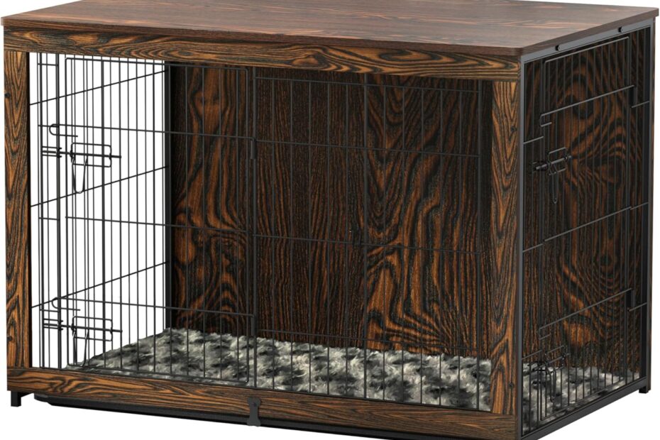 Stylish Haven: Review of the Megidok Wooden Dog Crate End Table