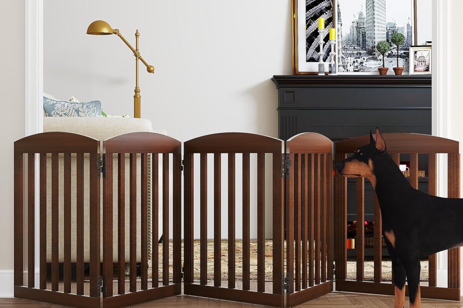 Stylish Safety: SPIRICH 120" Extra Wide Dog Gate Review