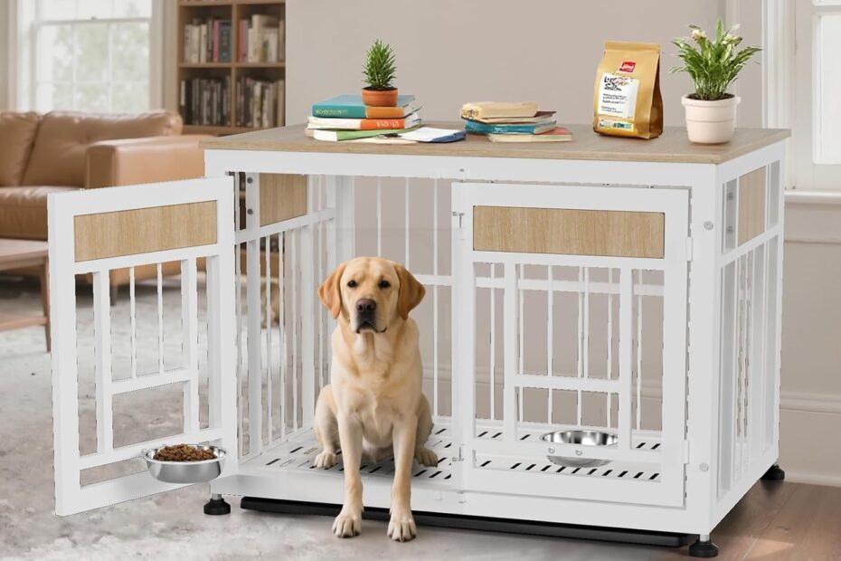 Stylish & Sturdy: Review of the Heavy Duty Dog Crate Furniture for Large Dogs