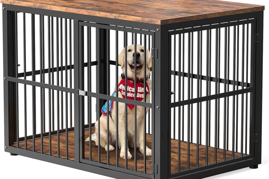 Stylish & Sturdy: The Ultimate 43'' Dog Crate Furniture Review!
