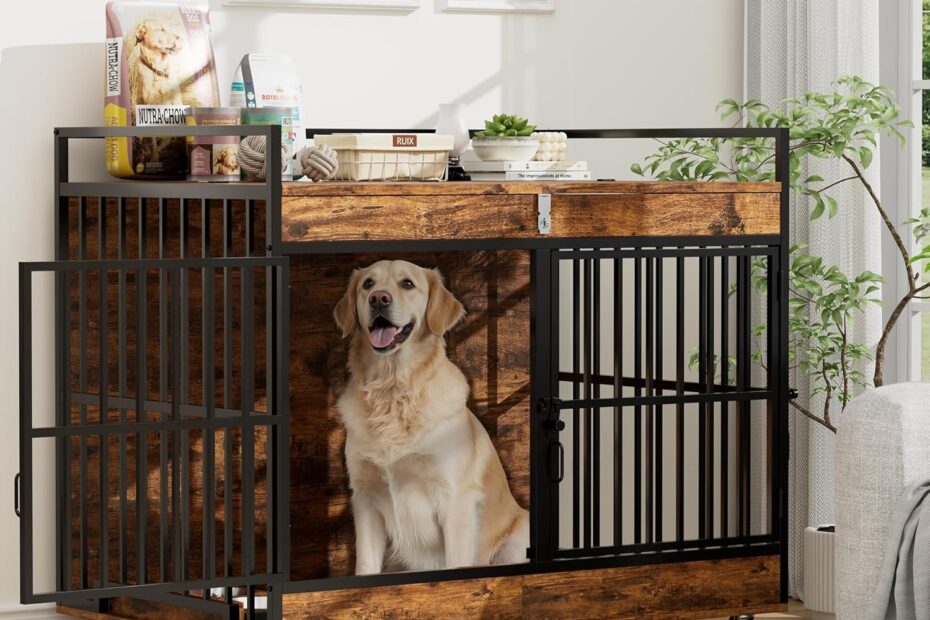 Stylish & Sturdy: The Ultimate Large Breed Dog Crate Furniture Review