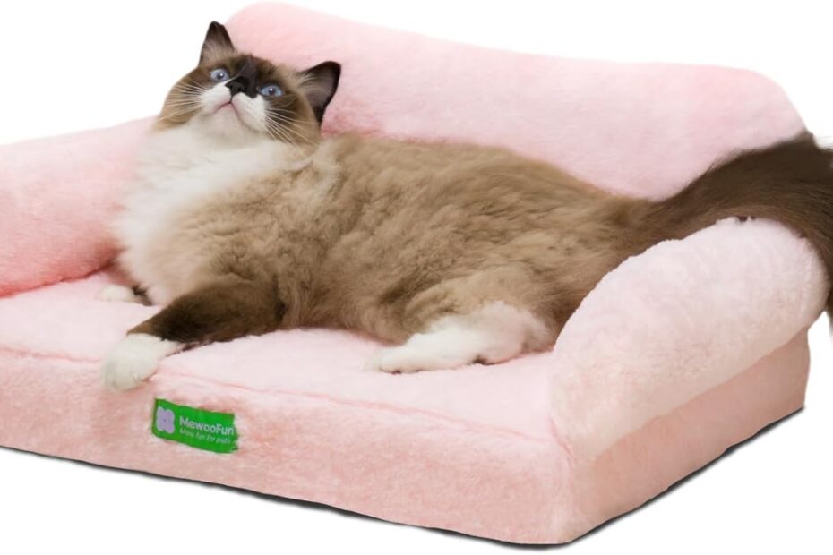 The Perfect Cozy Retreat: MEWOOFUN Egg-Foam Cat & Dog Bed Review