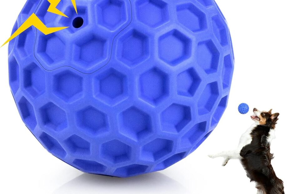 The Ultimate Indestructible Dog Ball: Anxiety Relief and Teeth Cleaning for Aggressive Chewers!