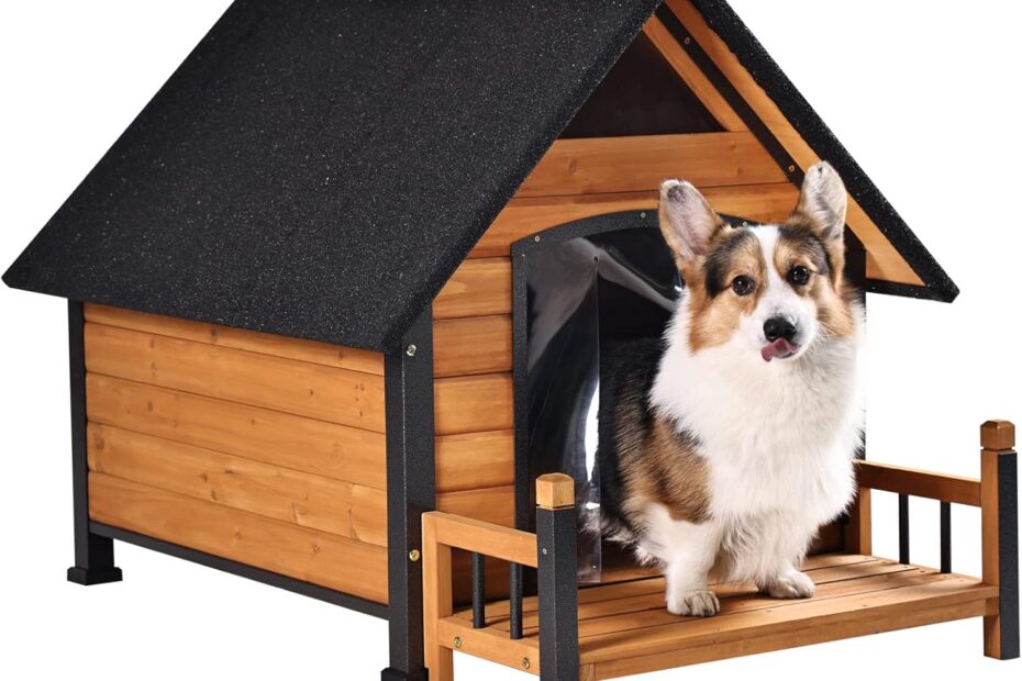 The Ultimate Wooden Dog House: Durable, Stylish, and Anti-Chew for Every Pup!