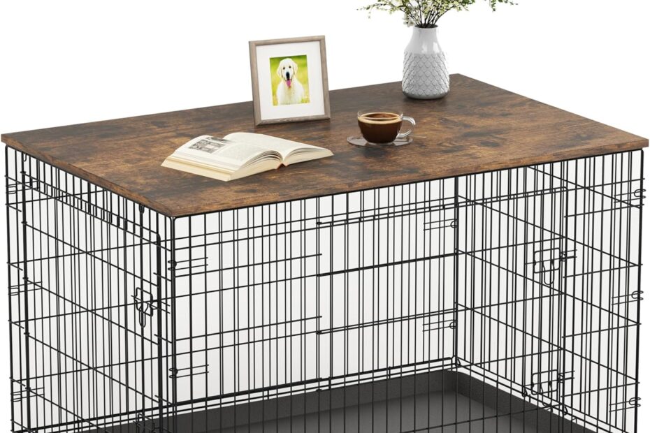 Transform Your Dog's Space: Piskyet Wood Crate Topper Review