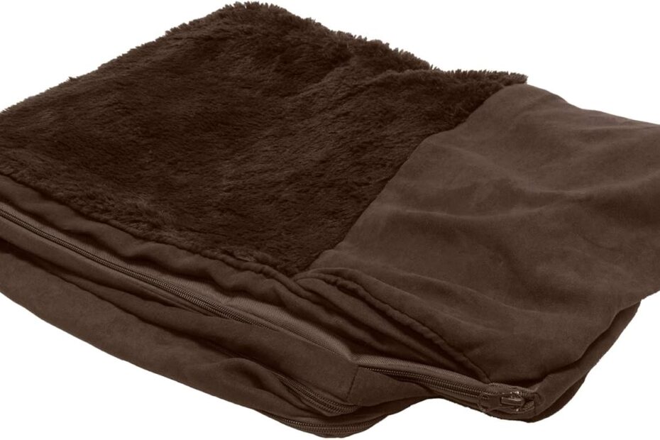 Transform Your Pup's Comfort: Furhaven Plush & Suede Dog Bed Cover Review!