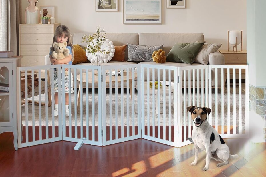 Transform Your Space: The Ultimate Freestanding Dog Gate for Style & Safety