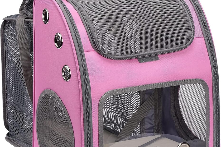 Travel in Style: The Ultimate Expandable Pet Carrier Backpack for Your Furry Friends!