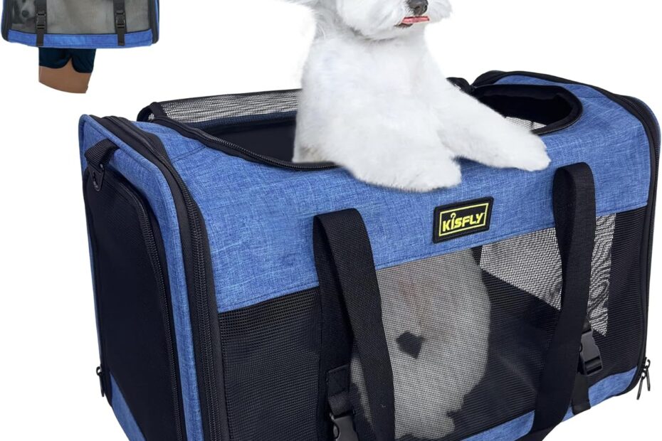 Travel in Style: The Ultimate Soft-Sided Pet Carrier for Small Dogs and Cats