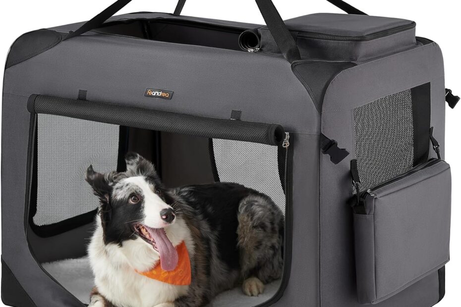 Travel Made Easy: The Feandrea 36" Collapsible Dog Crate Review