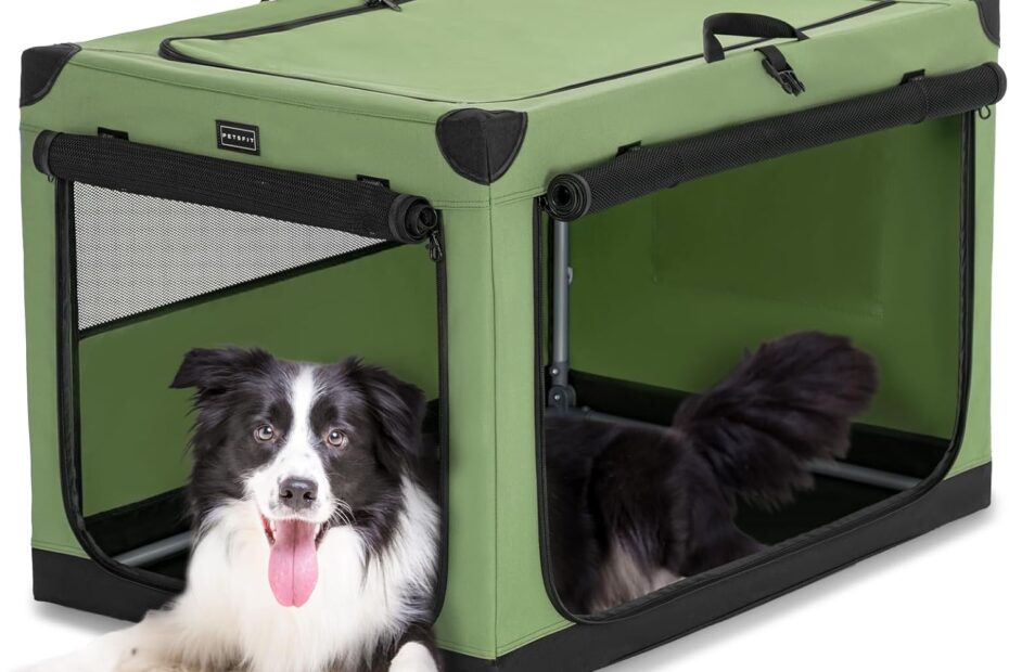 Travel with Ease: Review of the PETSFIT Soft Dog Crate for Your Furry Friend