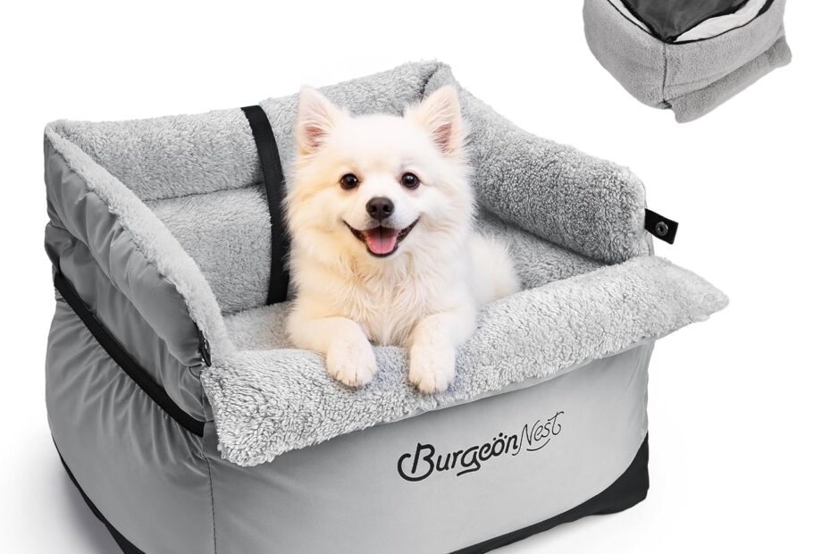 Ultimate Comfort and Safety: Review of the BurgeonNest Dog Car Seat for Small Pups!