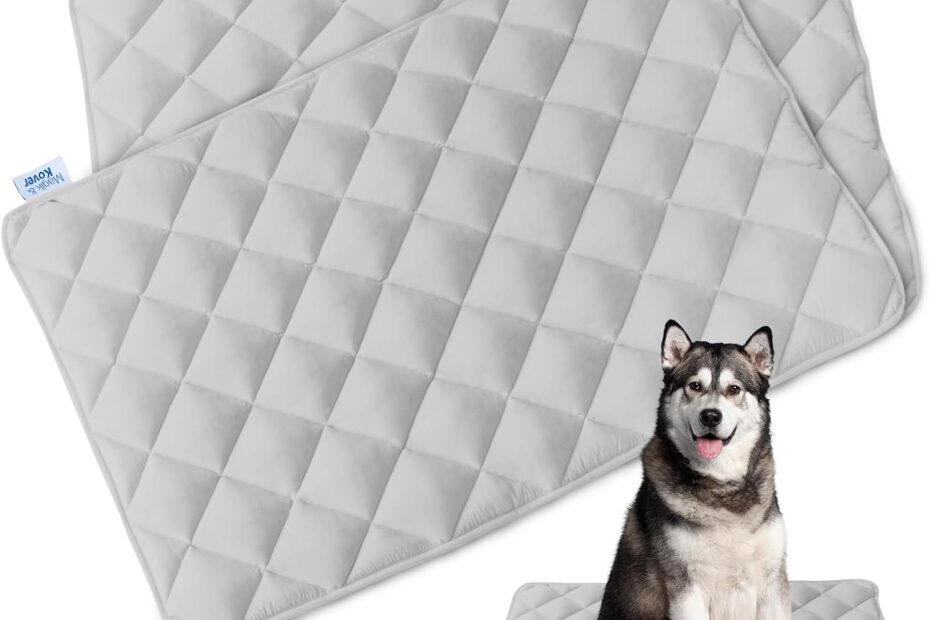 Ultimate Comfort: Dog Crate Pad 2 Pack for Happy Pets!
