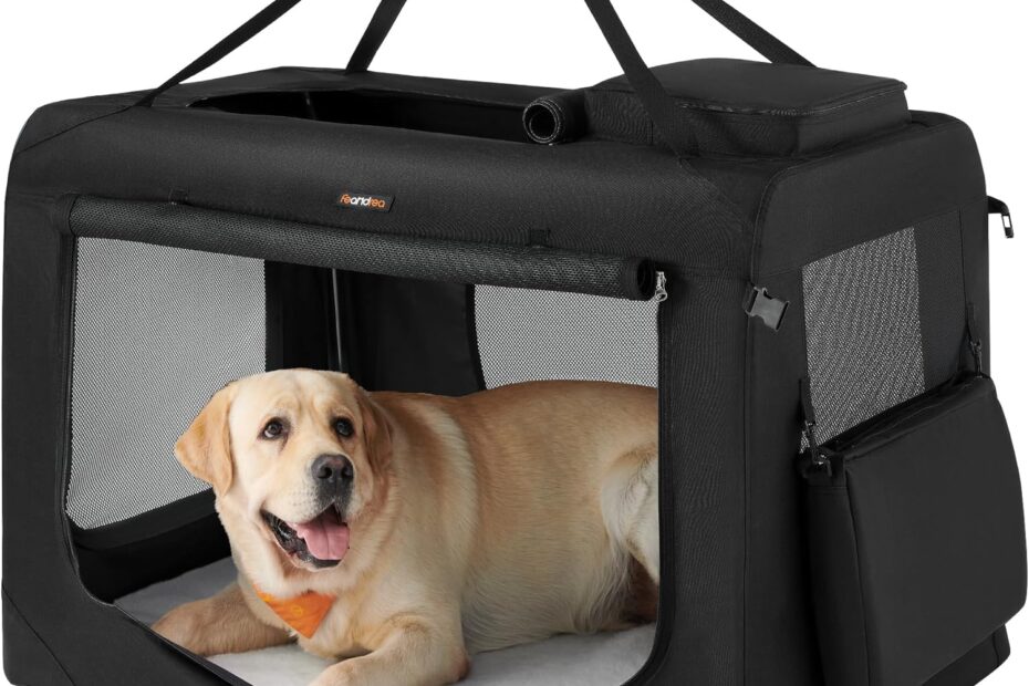 Ultimate Comfort: Feandrea 40" Collapsible Dog Crate Review