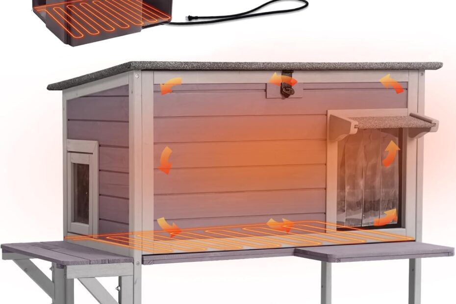 Ultimate Comfort for Stray Felines: GUTINNEEN Heated Outdoor Cat House Review